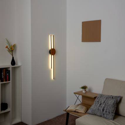 Brilagi - LED Stenska svetilka WOODY COLLINE LED/15W/230V 80 cm hrast češnja