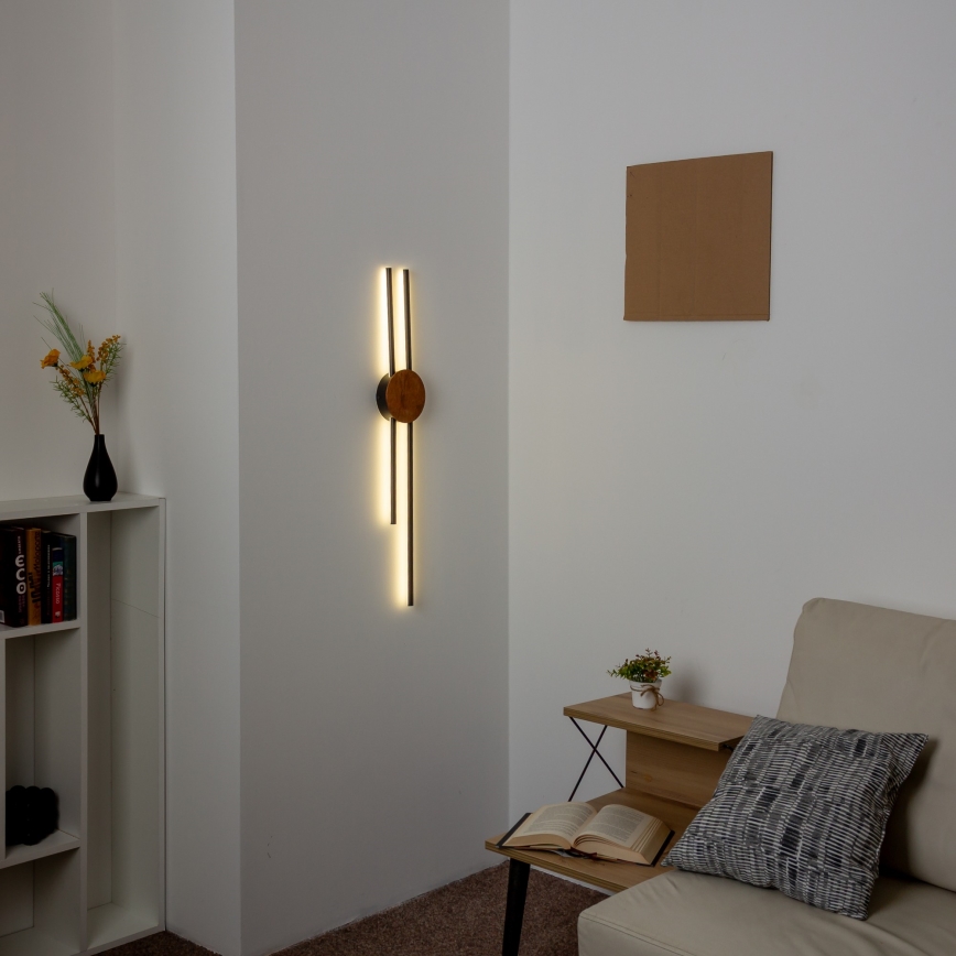 Brilagi - LED Stenska svetilka WOODY COLLINE LED/15W/230V 80 cm hrast češnja
