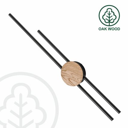 Brilagi - LED Stenska svetilka WOODY COLLINE LED/15W/230V 80 cm hrast