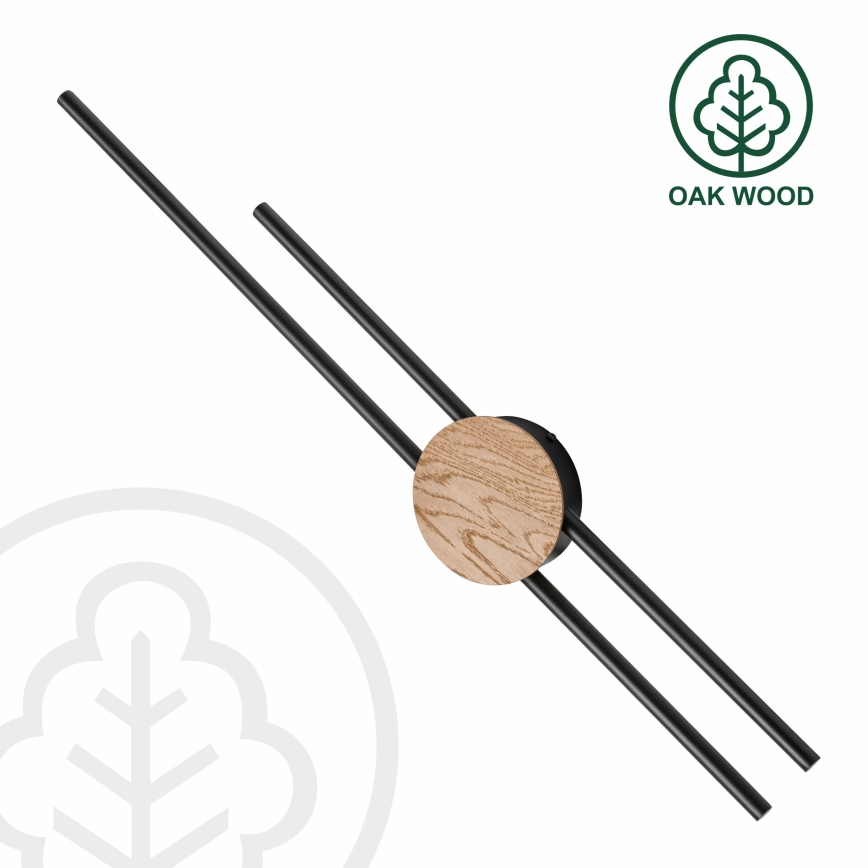 Brilagi - LED Stenska svetilka WOODY COLLINE LED/15W/230V 80 cm hrast