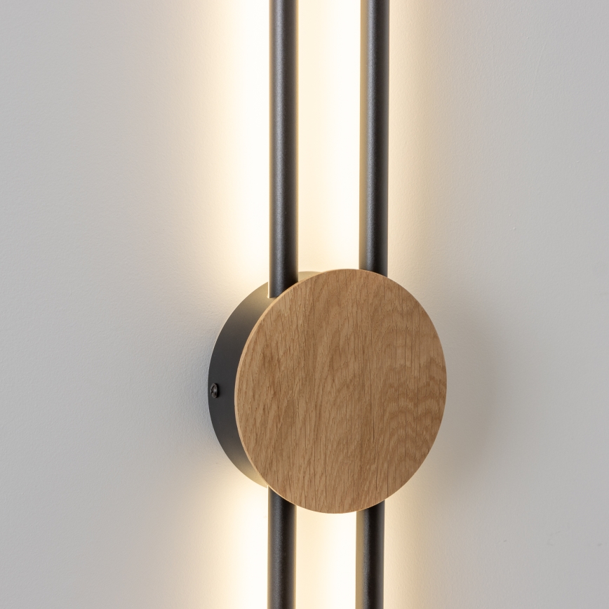 Brilagi - LED Stenska svetilka WOODY COLLINE LED/15W/230V 80 cm hrast