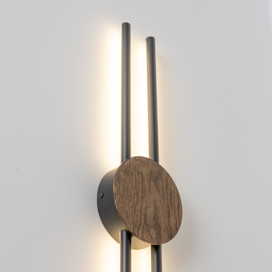 Brilagi - LED Stenska svetilka WOODY COLLINE LED/15W/230V 80 cm hrast oreh