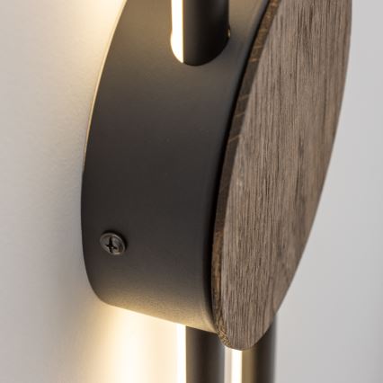 Brilagi - LED Stenska svetilka WOODY COLLINE LED/15W/230V 80 cm hrast oreh