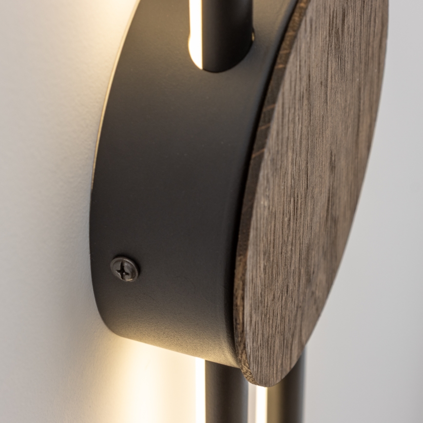 Brilagi - LED Stenska svetilka WOODY COLLINE LED/15W/230V 80 cm hrast oreh