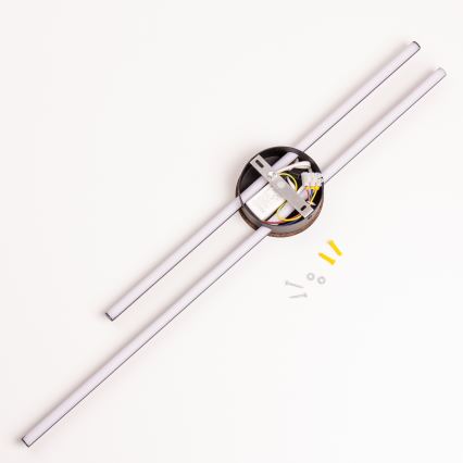 Brilagi - LED Stenska svetilka WOODY COLLINE LED/15W/230V 80 cm hrast oreh
