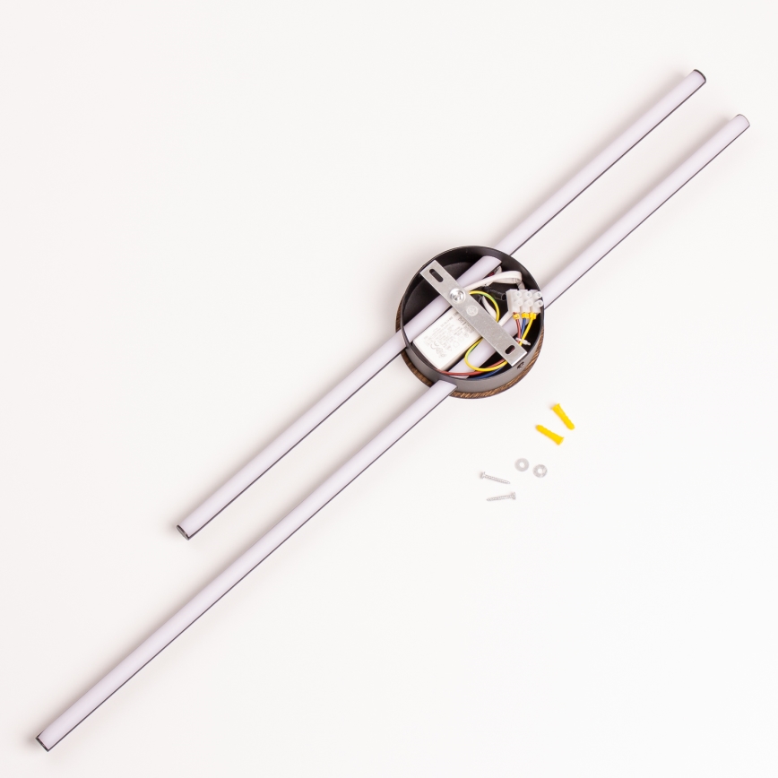 Brilagi - LED Stenska svetilka WOODY COLLINE LED/15W/230V 80 cm hrast oreh
