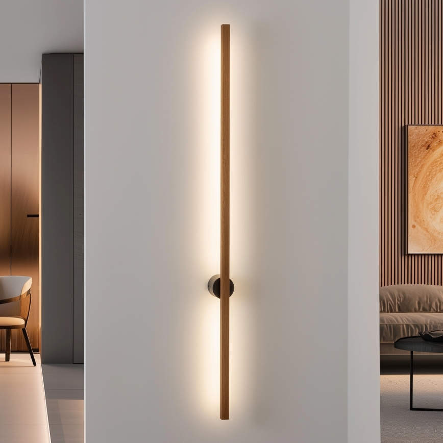 Brilagi - LED Stenska svetilka WOODY LINE LED/12W/230V 120 cm hrast češnja