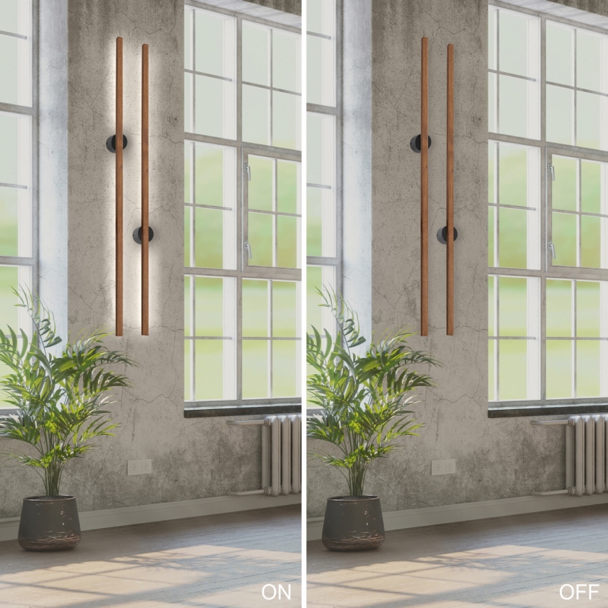 Brilagi - LED Stenska svetilka WOODY LINE LED/12W/230V 120 cm hrast češnja