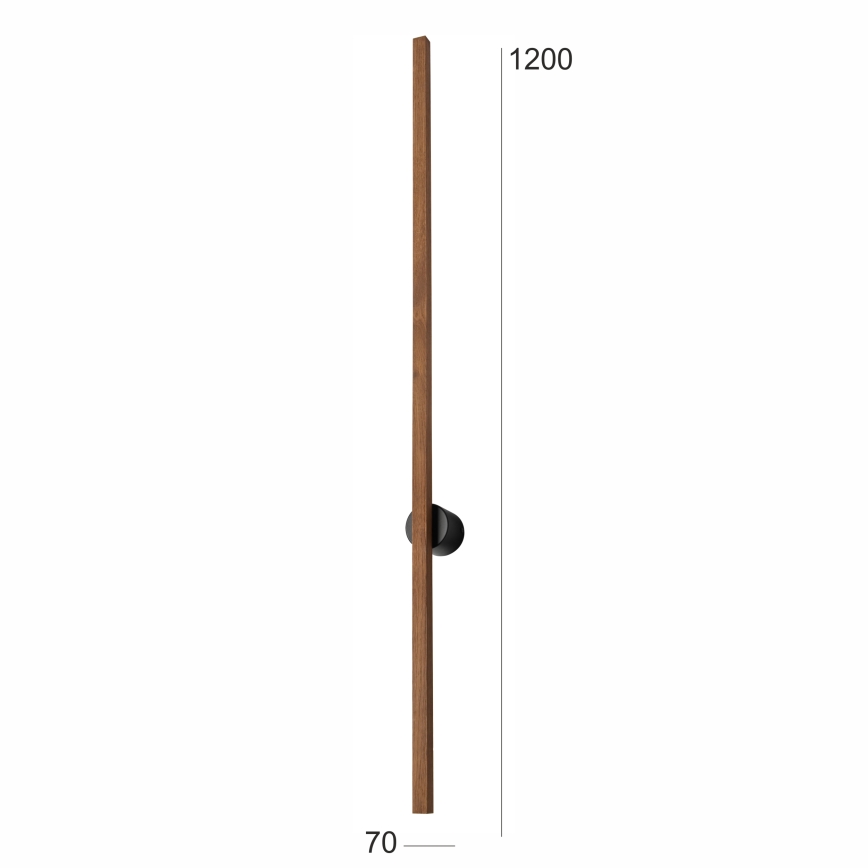 Brilagi - LED Stenska svetilka WOODY LINE LED/12W/230V 120 cm hrast češnja