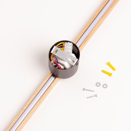 Brilagi - LED Stenska svetilka WOODY LINE LED/12W/230V 120 cm hrast