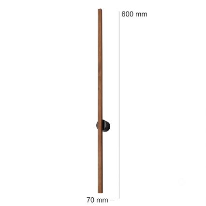 Brilagi - LED stenska svetilka WOODY LINE LED/7W/230V 4000K 60 cm hrast češnja