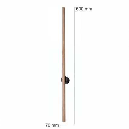 Brilagi - LED stenska svetilka WOODY LINE LED/7W/230V 4000K 60 cm hrast