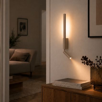 Brilagi - LED stenska točkovna svetilka VIXON LED/3W/230V + LED/5W bež CRI 90