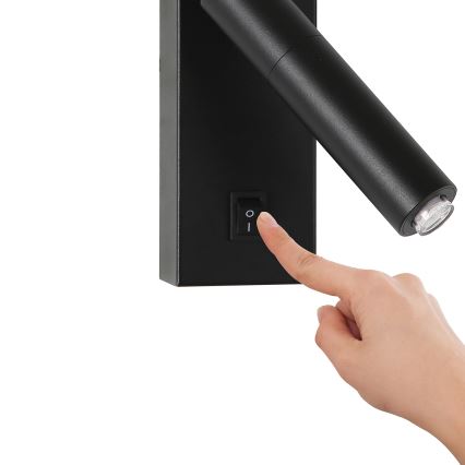 Brilagi - LED Stenski reflektor MAYA 1xG9/4W/230V črna