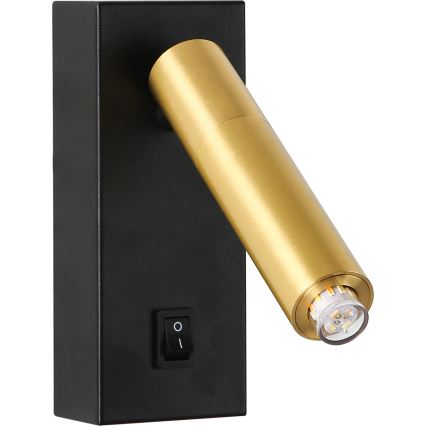 Brilagi - LED Stenski reflektor MAYA 1xG9/4W/230V črna/zlata