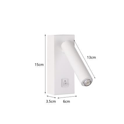 Brilagi - LED Stenski reflektor MAYA 1xG9/7W/230V bela