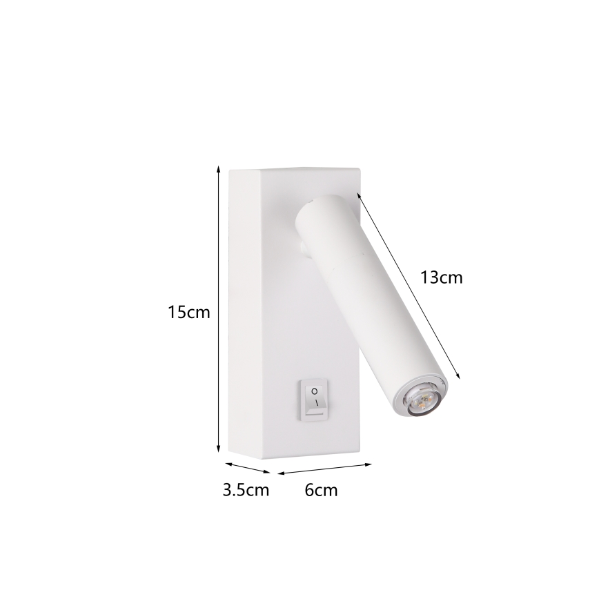 Brilagi - LED Stenski reflektor MAYA 1xG9/7W/230V bela