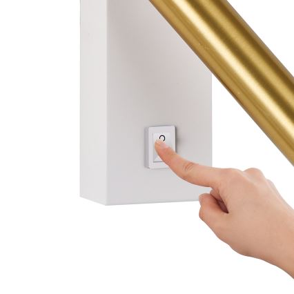 Brilagi - LED Stenski reflektor MAYA LED/3W/230V 4000K bela/zlata