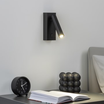 Brilagi - LED Stenski reflektor MAYA LED/3W/230V 4000K črna