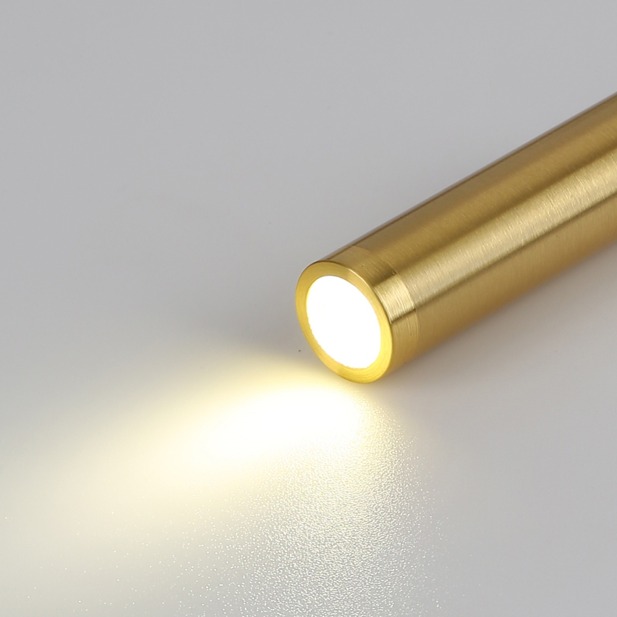 Brilagi - LED Stenski reflektor MAYA LED/3W/230V 4000K črna/zlata