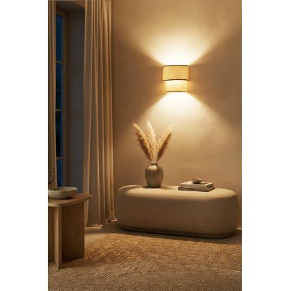 Brilagi - LED stensko svetilo BOHO ECO 1xE27/10W/230V bež