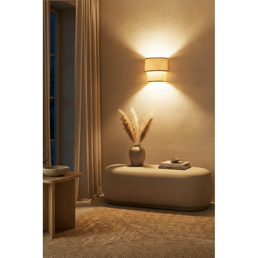 Brilagi - LED stensko svetilo BOHO ECO 1xE27/10W/230V bež