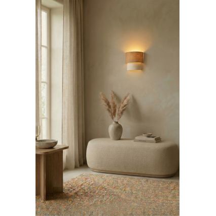 Brilagi - LED stensko svetilo BOHO ECO 1xE27/10W/230V bež/kremno