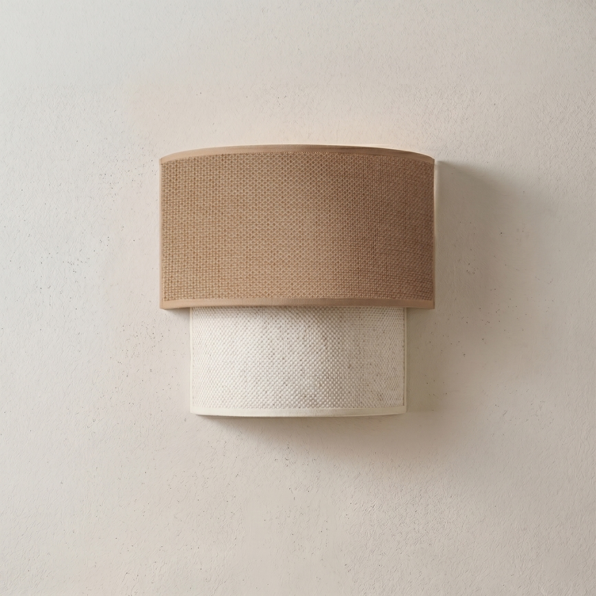 Brilagi - LED stensko svetilo BOHO ECO 1xE27/10W/230V bež/kremno