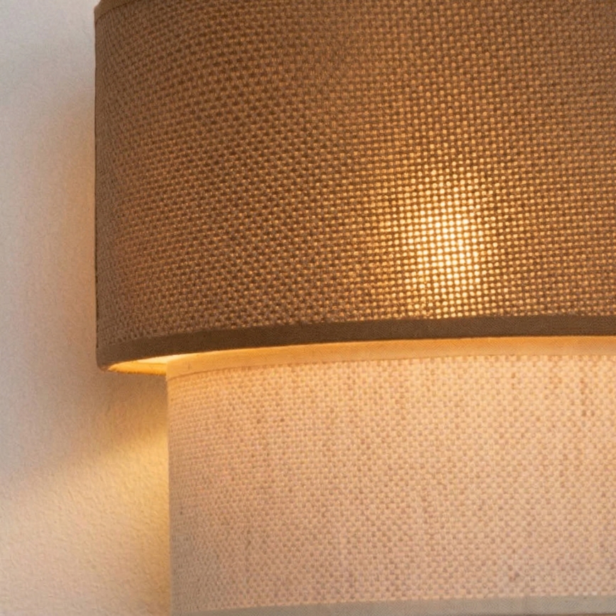 Brilagi - LED stensko svetilo BOHO ECO 1xE27/10W/230V bež/kremno