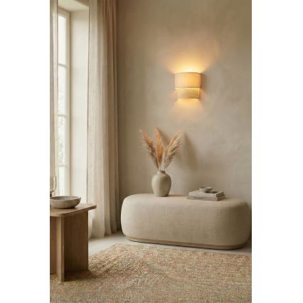 Brilagi - LED stensko svetilo BOHO ECO 1xE27/10W/230V kremno