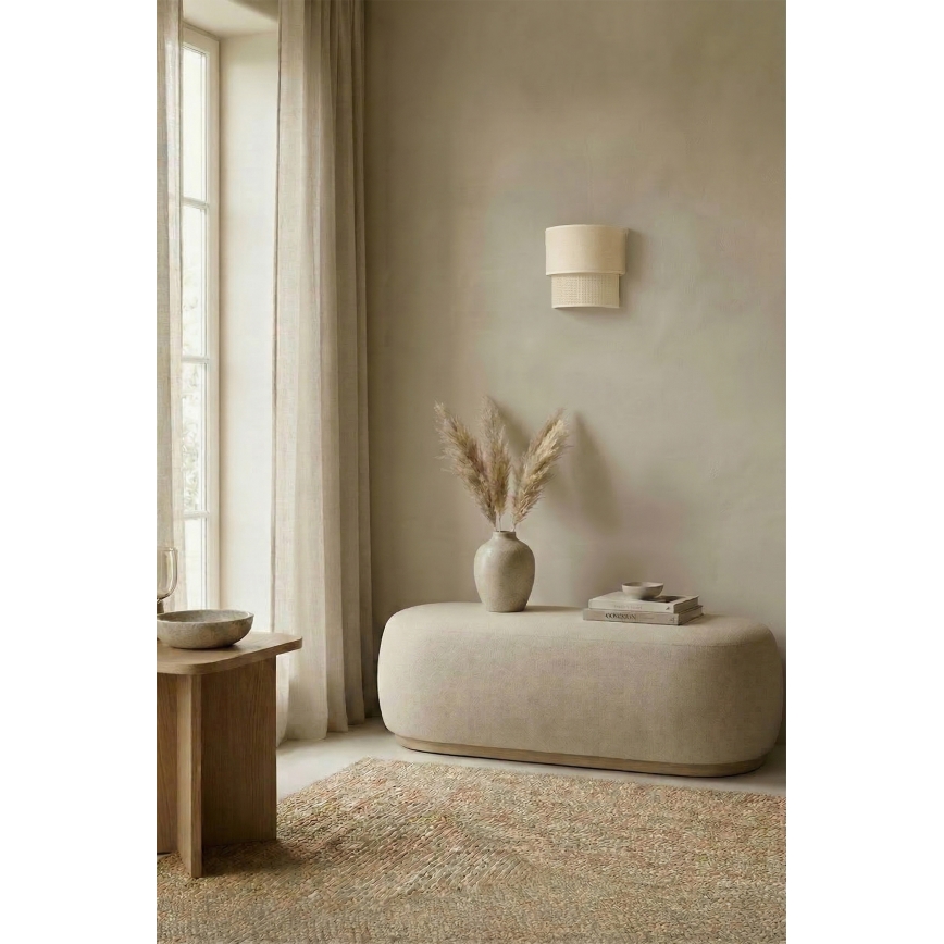 Brilagi - LED stensko svetilo BOHO ECO 1xE27/10W/230V kremno