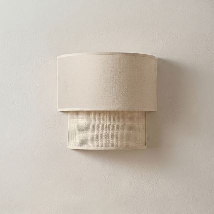 Brilagi - LED stensko svetilo BOHO ECO 1xE27/10W/230V kremno