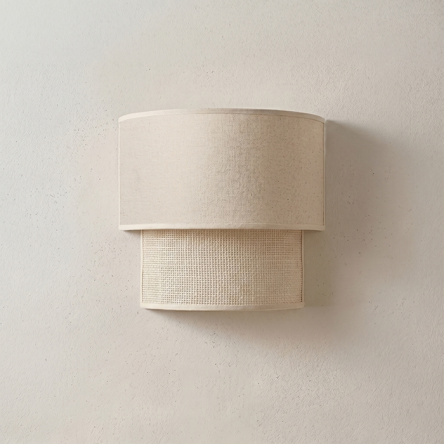 Brilagi - LED stensko svetilo BOHO ECO 1xE27/10W/230V kremno