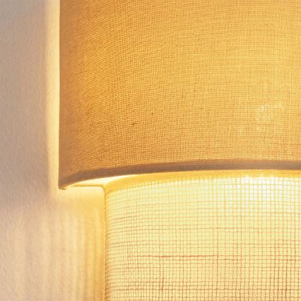 Brilagi - LED stensko svetilo BOHO ECO 1xE27/10W/230V kremno