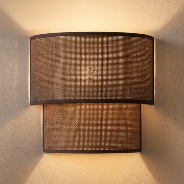 Brilagi - LED stensko svetilo BOHO ECO 1xE27/10W/230V rjavo