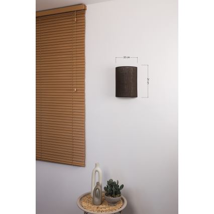 Brilagi - LED stensko svetilo BOHO STYLE 1xE27/15W/230V rjava