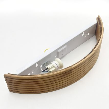 Brilagi - LED stensko svetilo CARVALHO MODERN 3xE27/60W/230V hrast