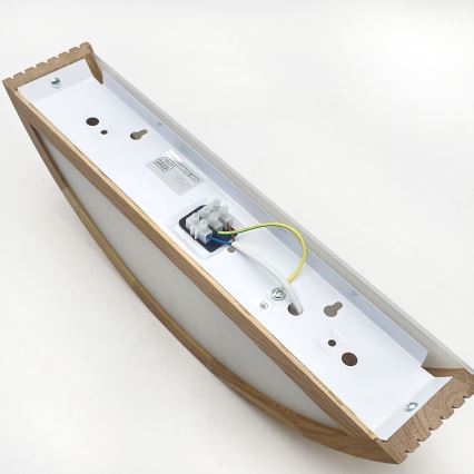 Brilagi - LED stensko svetilo CARVALHO MODERN 3xE27/60W/230V hrast
