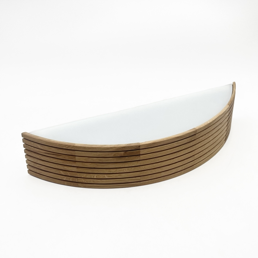 Brilagi - LED stensko svetilo CARVALHO MODERN 3xE27/60W/230V hrast