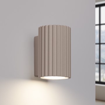 Brilagi - LED stensko svetilo CRESTO 1xGU10/10W/230V 10 cm taupe