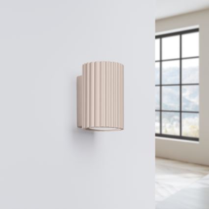 Brilagi - LED stensko svetilo CRESTO 1xGU10/10W/230V 10 cm taupe