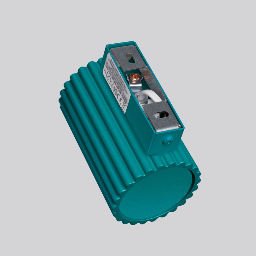 Brilagi - LED stensko svetilo CRESTO 1xGU10/10W/230V 10 cm turkizno