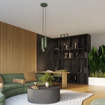 Brilagi - LED stensko svetilo CRESTO 1xGU10/10W/230V 10 cm zelena