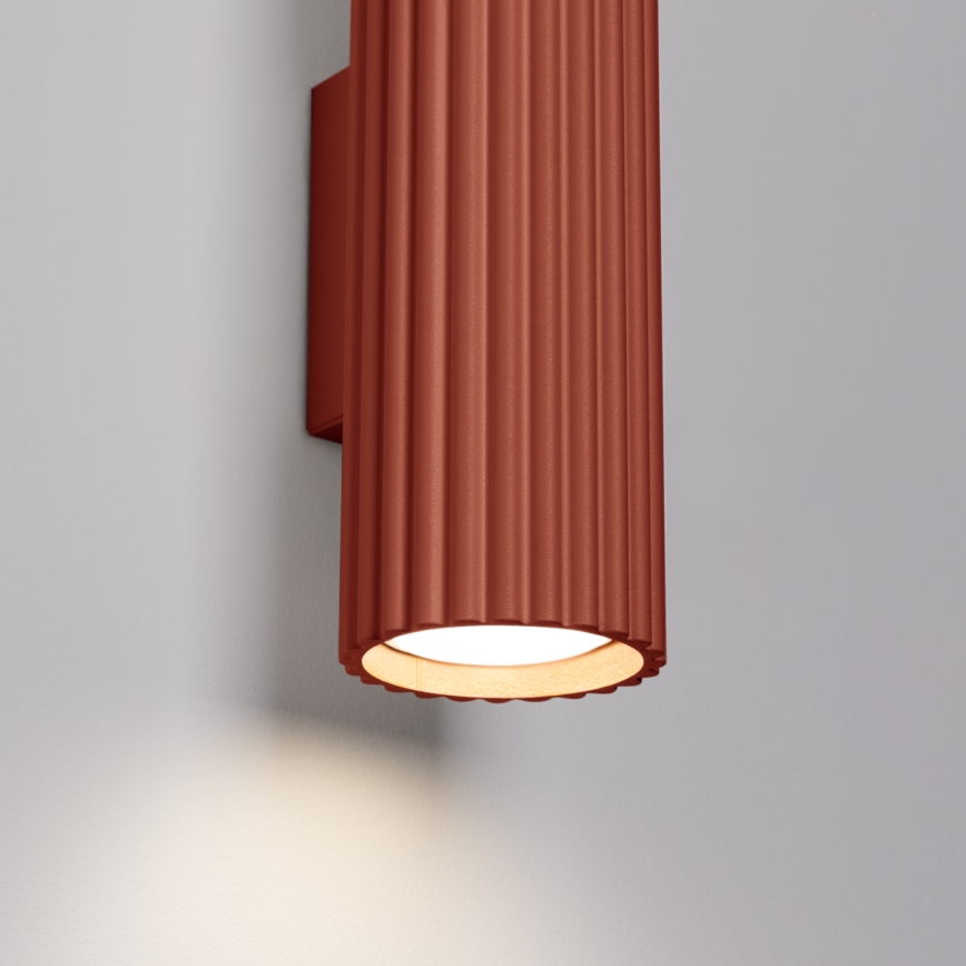 BRILAGI - LED stensko svetilo CRESTO 2xGU10/10W/230V 20 cm oranžno
