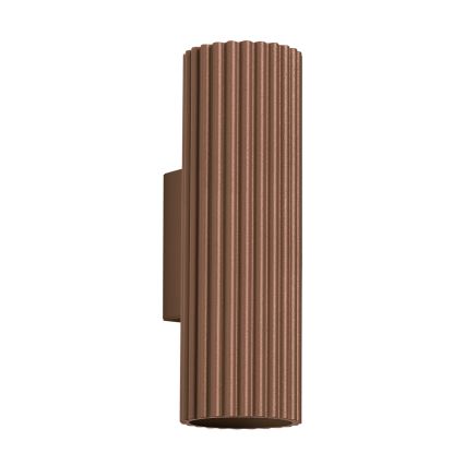 Brilagi - LED stensko svetilo CRESTO 2xGU10/10W/230V 20 cm rjavo