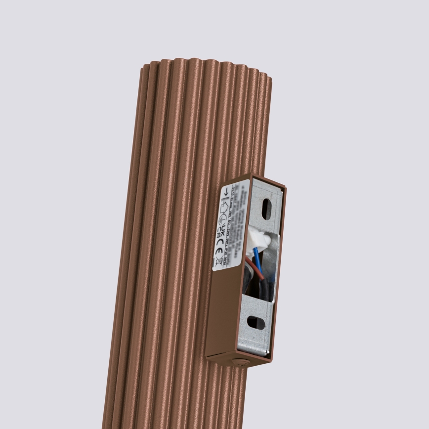 Brilagi - LED stensko svetilo CRESTO 2xGU10/10W/230V 20 cm rjavo