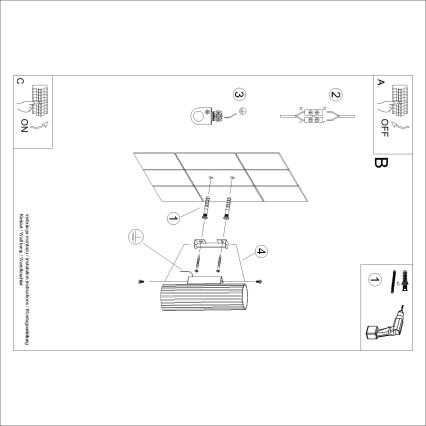 Brilagi - LED stensko svetilo CRESTO 2xGU10/10W/230V 20 cm rjavo