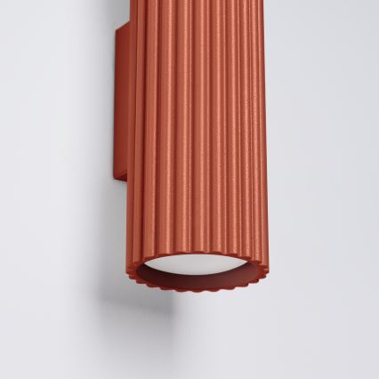 Brilagi - LED stensko svetilo CRESTO 2xGU10/10W/230V 30 cm rdeče