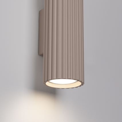 Brilagi - LED stensko svetilo CRESTO 2xGU10/10W/230V 30 cm taupe