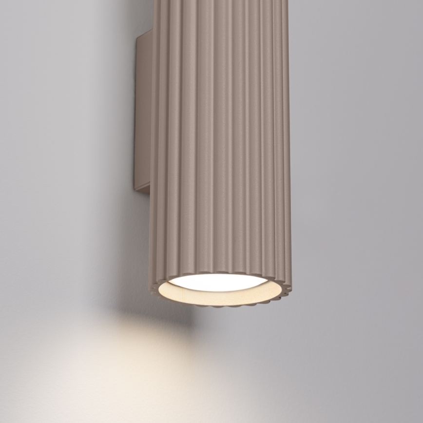 Brilagi - LED stensko svetilo CRESTO 2xGU10/10W/230V 30 cm taupe